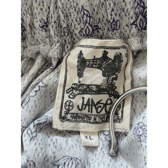 Jaase XL Boho Maxi Skirt Tiered Ruffle Wrap Floral Embroidered Festival Flowy - Picture 7 of 11